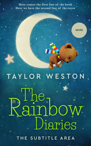 3D mockup of Blumine #24025 - Premade Abstract Book Cover