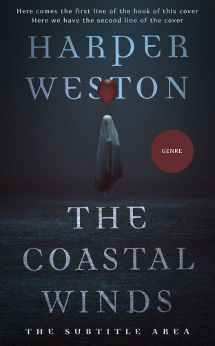 3D mockup of Shark #24088 - Premade Horror Book Cover