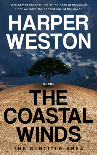 3D mockup of Ebony Clay #24099 - Premade Surreal Book Cover