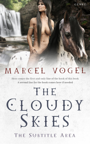 3D mockup of Ebb #24372 - Premade Erotica Book Cover