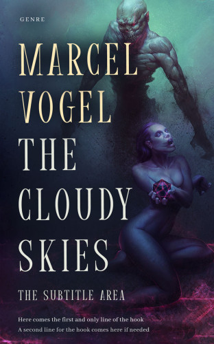 3D mockup of Steel Gray #24404 - Premade Horror Book Cover