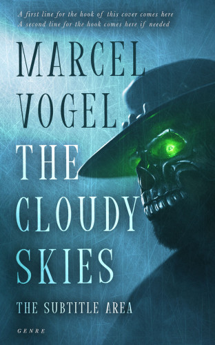 3D mockup of Blue Dianne #24450 - Premade Horror Book Cover