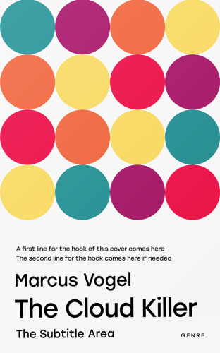 3D mockup of Cerise Red #24546 - Premade Business Book Cover