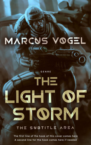 3D mockup of Birch #24633 - Premade Science Fiction Book Cover