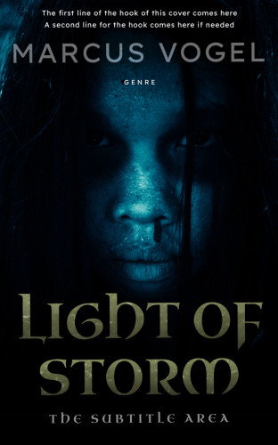 3D mockup of Firefly #24637 - Premade Horror Book Cover