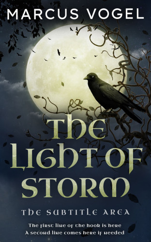 3D mockup of Green Mist #24645 - Premade Fantasy Book Cover