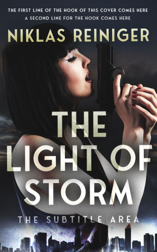 3D mockup of Shark #24654 - Premade Mystery & Thriller & Suspense Book Cover