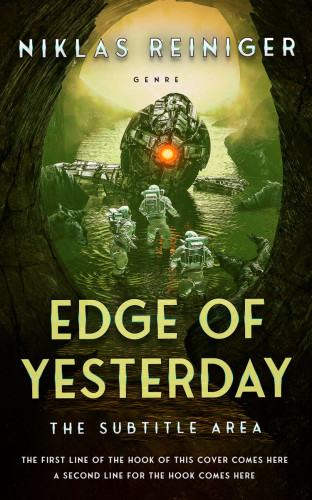 3D mockup of Straw #24683 - Premade Apocalyptica Book Cover