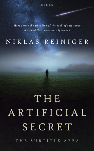 3D mockup of Shark #24824 - Premade Literary Fiction Book Cover