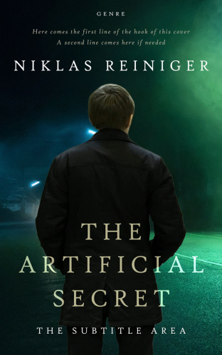 3D mockup of Black Bean #24833 - Premade Mystery & Thriller & Suspense Book Cover