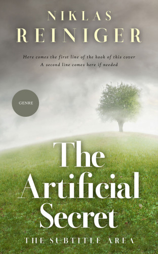 3D mockup of Lemon Grass #24841 - Premade Nature Book Cover