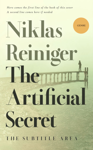 3D mockup of Beryl Green #24850 - Premade Abstract Book Cover