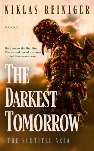 3D mockup of Wheat #24904 - Premade Apocalyptica Book Cover