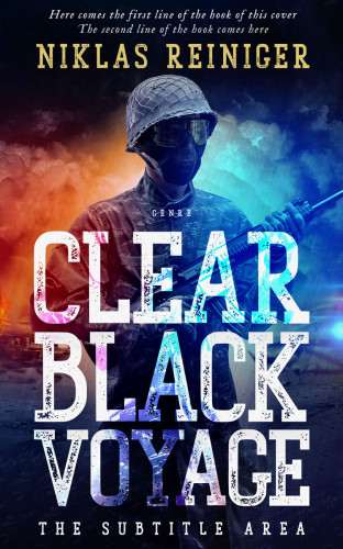 3D mockup of Clam Shell #24954 - Premade Mystery & Thriller & Suspense Book Cover