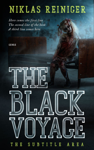 3D mockup of Shark #24961 - Premade Horror Book Cover