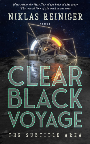 3D mockup of Shark #24992 - Premade Science Fiction Book Cover