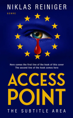 3D mockup of Gulf Blue #25000 - Premade Apocalyptica Book Cover