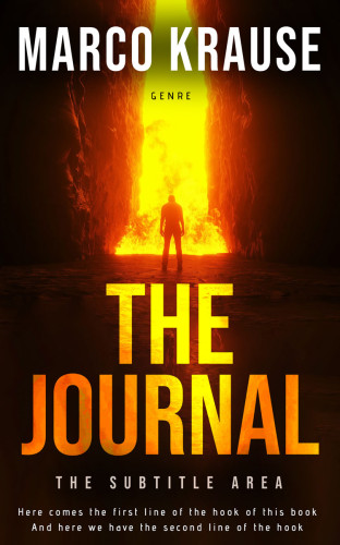 3D mockup of Gamboge #25086 - Premade Apocalyptica Book Cover