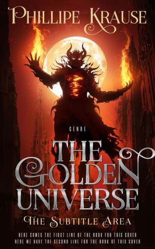 3D mockup of Copperfield #25137 - Premade Fantasy Book Cover