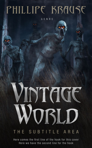 3D mockup of Shark #25156 - Premade Apocalyptica Book Cover