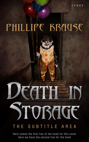 3D mockup of Oil #25158 - Premade Horror Book Cover