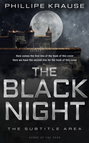 3D mockup of Shark #25194 - Premade Horror Book Cover