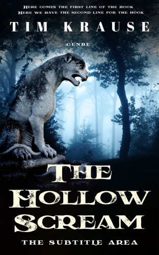 3D mockup of Botticelli #25285 - Premade Horror Book Cover