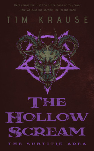 3D mockup of Eclipse #25290 - Premade Horror Book Cover | BookCoverZone