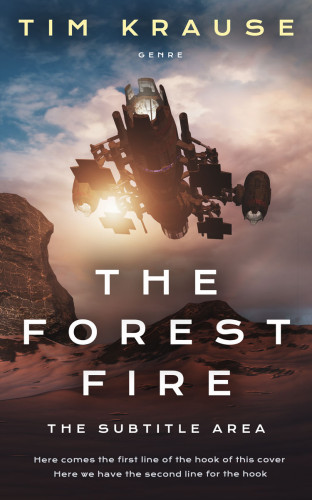 3D mockup of Thunder #25343 - Premade Science Fiction Book Cover