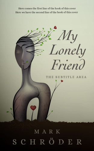 3D mockup of Foggy Gray #25376 - Premade Poetry Book Cover | BookCoverZone