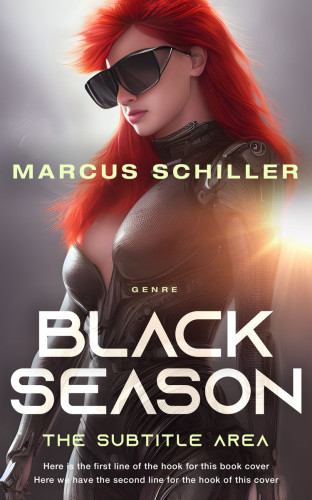 3D mockup of Woody Brown #25717 - Premade Science Fiction Book Cover