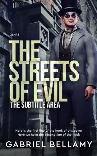 3D mockup of Steel Gray #25888 - Premade Historical Book Cover