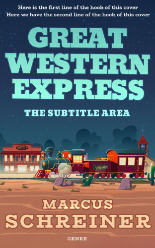 3D mockup of Cloud Burst #25968 - Premade Western Book Cover