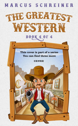 3D mockup of Mercury #25973 - Premade Western Book Cover