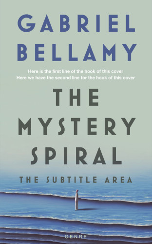 3D mockup of Powder Ash #26051 - Premade Abstract Book Cover | BookCoverZone