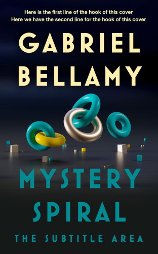 3D mockup of Mirage #26062 - Premade Abstract Book Cover