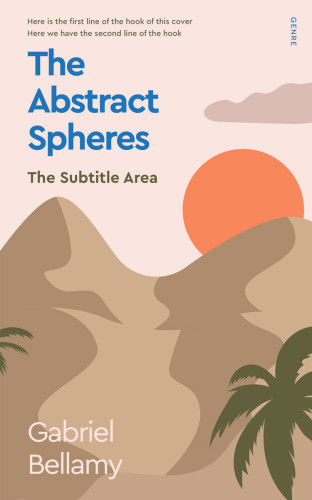 3D mockup of Teak #26074 - Premade Abstract Book Cover