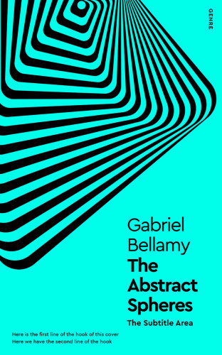 3D mockup of Cyan / Aqua #26080 - Premade Abstract Book Cover