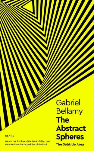 3D mockup of Yellow #26081 - Premade Abstract Book Cover