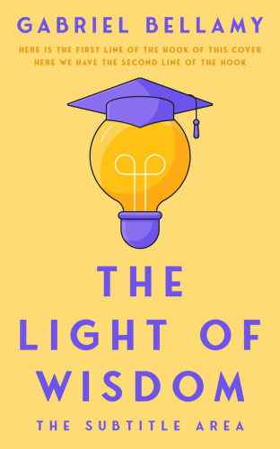 3D mockup of Marigold Yellow #26239 - Premade Education Book Cover