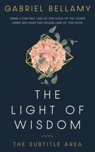 3D mockup of Mirage #26251 - Premade Abstract Book Cover