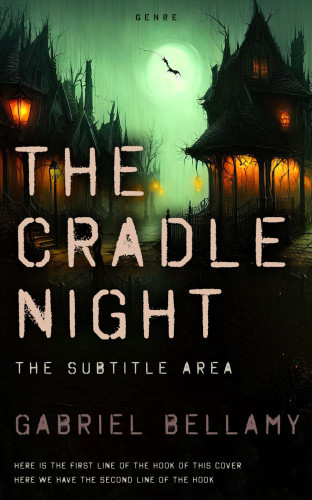 3D mockup of Pine Glade #26295 - Premade Horror Book Cover