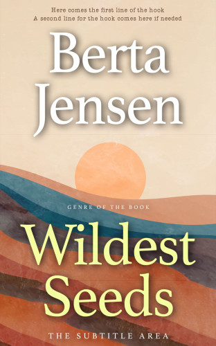 3D mockup of Raffia #26384 - Premade Nature Book Cover