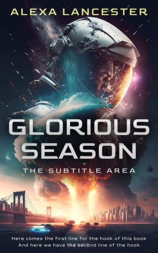 3D mockup of Akaroa #26570 - Premade Apocalyptica Book Cover