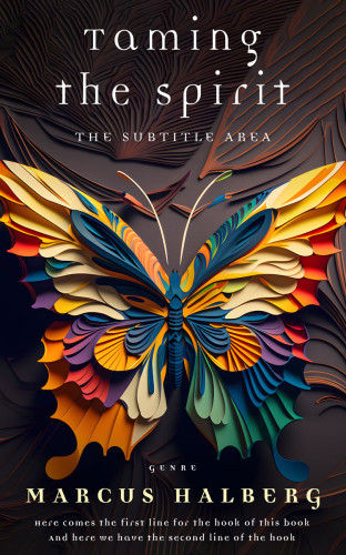 3D mockup of Baltic Sea #27056 - Premade Poetry Book Cover