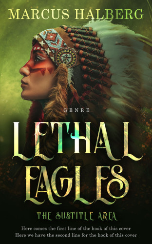 3D mockup of Rangoon Green #27333 - Premade Fantasy Book Cover