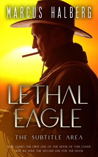 3D mockup of Golden Dream #27355 - Premade Action & Adventure Book Cover