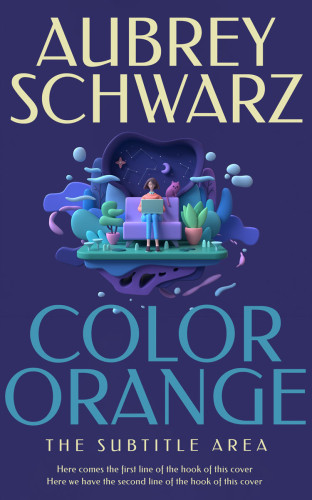 3D mockup of Rhino #27418 - Premade Abstract Book Cover