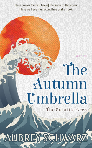 3D mockup of Blue Bayoux #27639 - Premade Abstract Book Cover