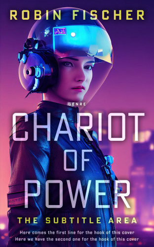 3D mockup of Meteorite #27997 - Premade Science Fiction Book Cover